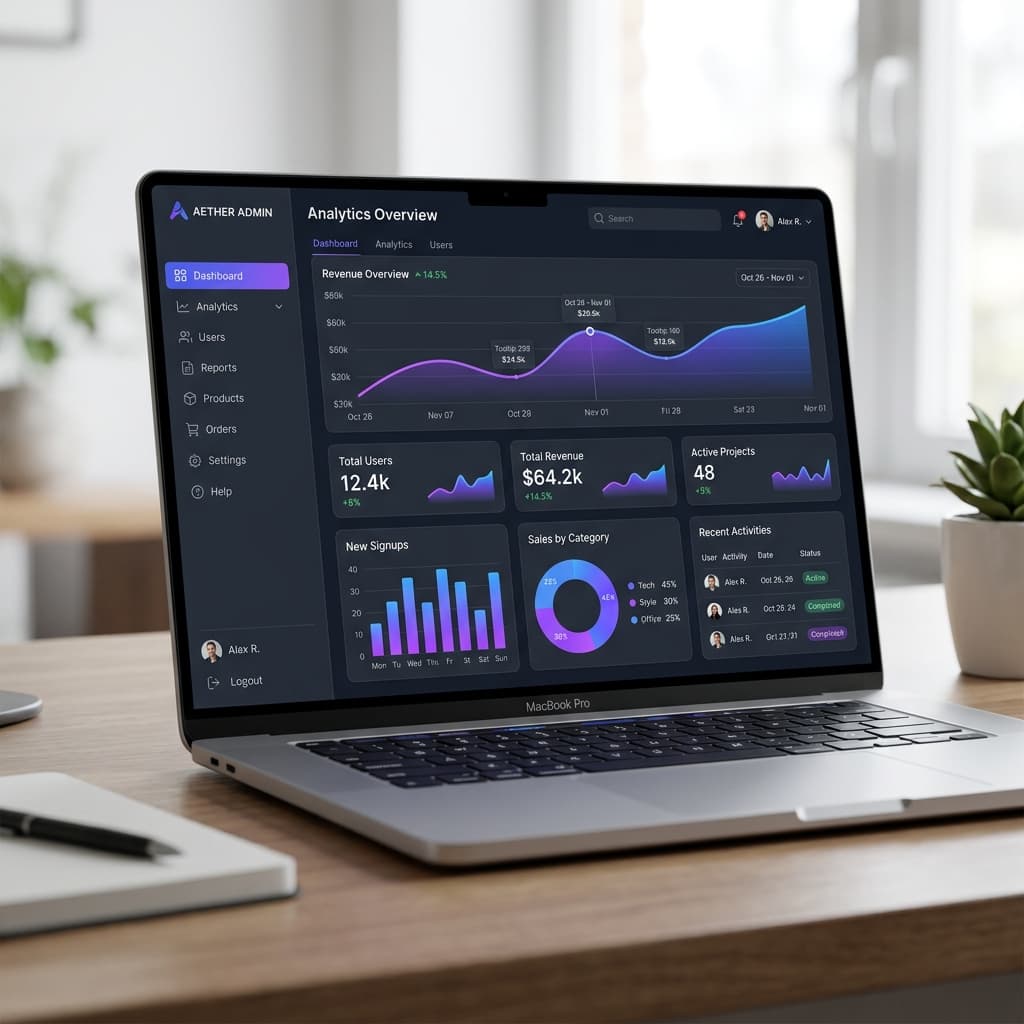 DataViz — Analytics Dashboard project screenshot